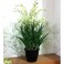 Home Style Artificial Cymbidium Flower And Leaves Green