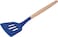 Royalford Silicone Slotted Turner, Wooden Handle, Rf10651 Heat Resistant Slotted Spatula Non Stick Flexible Large Spatula For Cooking Flipping Pressing Fish Eggs Pancakes, Multicolor
