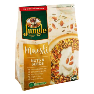 Tiger B Jungle Muesli N&amp; Seeds 750G