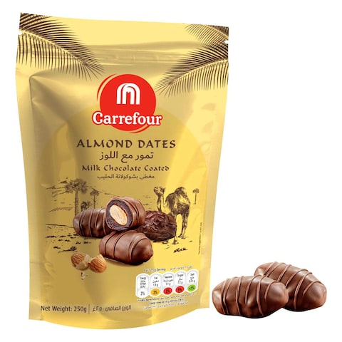Carrefour Almond Milk Chocolate Dates, 250g