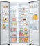 Hisense 516L Net Capacity Side By Side Refrigerator, Silver, RS670N4ASU
