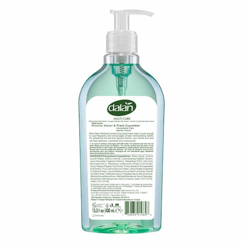 Dalan Mcare Soap Cucumber 400Ml