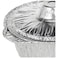 Hotpack Disposable Food Storage, Take away Aluminium Food Pot container With Hood Silver 21cm, 5 Pieces