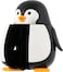 Flipper Hygienic Kids Toothbrush Holder With Suction Cups, One Touch Open &amp; Close, includes Soft Bristle Toothbrush, Made In Malaysia, Fun Animal Penguin, 3Y+