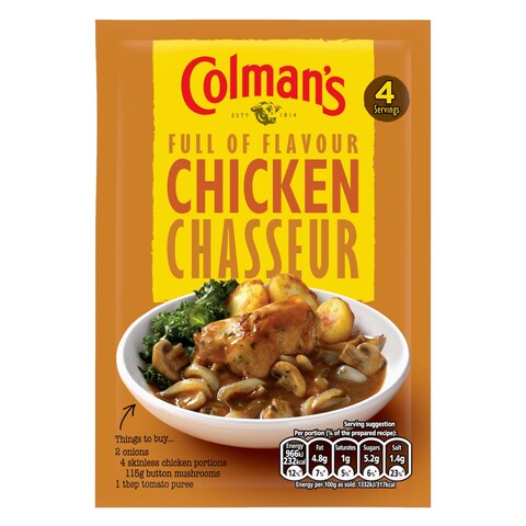 Colmans  Mix Sachet Chicken Chasseur 43GR