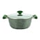 Prestige Essentials Granite Non-Stick Casserole With Lid Green 28cm