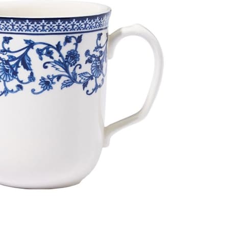 Claytan Aster Coffee Mug Blue And White 320ml