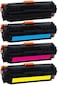 Generic Compatible Set Of 4 Laser Toner Cartridges To Replace Hp Cf210A, Cf211A, Cf212A, Cf213A (131A), Black/Cyan/Yellow/Magenta, Use For Hp Colorlaserjet Pro 200/M251/M276