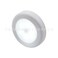 Generic-Human body induction night light 6led round cabinet light emergency light smart night light  Round white warm white light (without batteries)