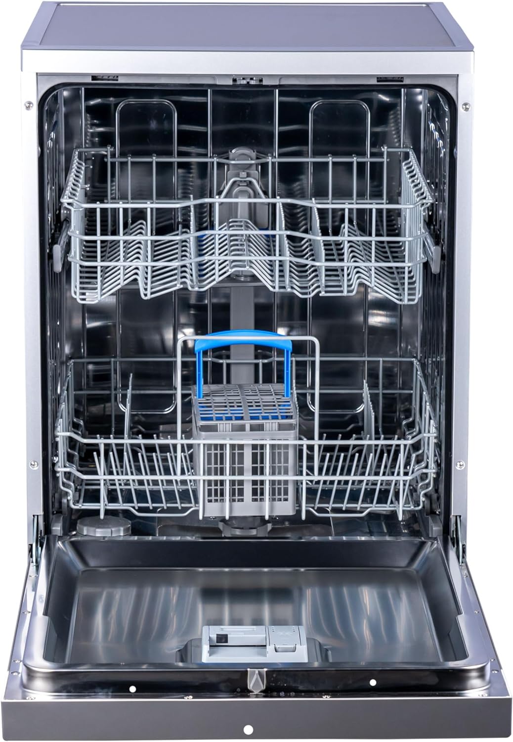 Westpoint Dishwasher Full Size 13 Place Settings Free Standing 8 Programs 3 Filters Eco Wash Condensation Drying Stainless Steel LED Panel ESMA 3 Stars Approved, New Edition WYS-1323I