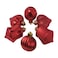 Christmas Mini Assortment Red 4cm 24Pcs/PVC Box