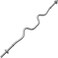 Max Strength Barbell Weight Bars 47 Inch Ez Curl Bar Spinlock Threaded Standard Bar Regular Solid Steel Bar With Spinlock Collars