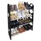 Home Pro 4-Tier Shoe Rack 65x20x65cm Black