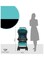 Moon Trek One Fold Stroller, Sea Blue