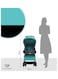 Moon Trek One Fold Stroller, Sea Blue