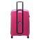 Delsey Belmont 4 Wheel Hard Casing Luggage Trolley Set of 2 Raspberry 55cm+81cm