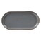 5021 Oval Rectangular Plate Grey/Brown
