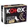 Kotex Ultra Thin Pads, Overnight Protection Sanitary Pads with Wings, 7 Sanitary Pads