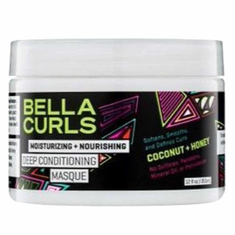 Bella Curls Moisturizing Nourishing Coconut And Honey Deep Conditioning Masque 355ml