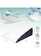 Moon Coolgel Bed Wedge Pillow With Cool Fabric And Gel Memory Foam Top - Ultra Soft Breathable Cover (7.5 Inch Wedge)
