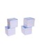 Pack Of 4 Memo Cube Set White
