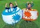 Bestway Childrens Outdoor Inflatable Body Bumpers - Set of 2