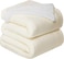 Fabienne Sherpa Blanket Single Size Twin Plush Bed Blanket Throw Blanket Flannel Fleece Reversible Lamb Blanket Warm and Plush Travel Blanket Off White 160x220cm