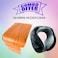 Combo Offer - Buy MOB Travel Pillow  Memory Foam Neck &amp; Head Support Pillow Soft Sleeping Cushion &amp; High Quality Handrail Pad, Car Armrest Cushion Pad