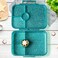 Essen - Tritan Bento Lunch Box for Kids Girls - Teal Ballerina