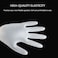 KKmoon-100PCS Disposable Gloves for Home Cleaning Food Cooking PVC Transparent Gloves Latex-Free Kitchen Restaurant Gloves