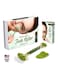Generic Jade Roller And Gua Sha Scrapping Tool Green/Gold