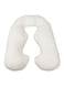 Generic - U-Shaped Maternity Pillow Cotton White 120X80Centimeter