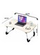 Generic Foldable Bed Laptop Table Light Colour 23*15*11Inch