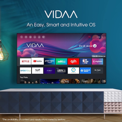 هايسينس 75 بوصة، UHD، تلفزيون ذكي، 75A6GE (2021، HDR 10/HLG، واي فاي (2.4 جيجا هرتز)، بلوتوث 5.0، DLNA HDCP إصدار H.265 Decoder)