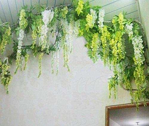 Aiwanto 12Pcs Flower Decoration Hanging Flowers Artificial Flowers Home Decoration