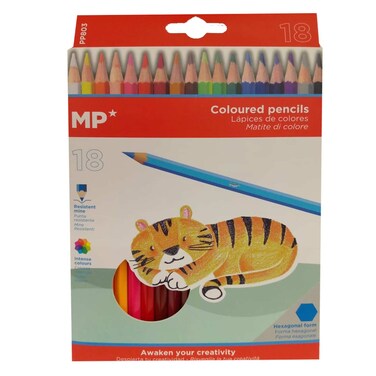 MP Coloured Pencils 18Pieces