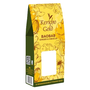 Kericho Gold Baobab Ginger And Hibiscus Tea 30g