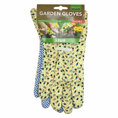 UBL GARDEN GLOVES LADIES W/GRIP