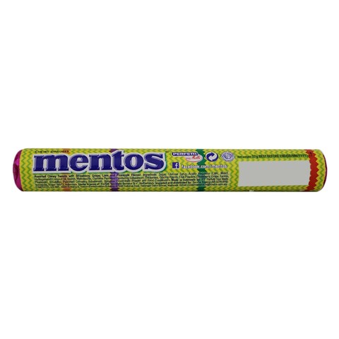 Mentos Sour Fruit Mix Chewy Candy 25g