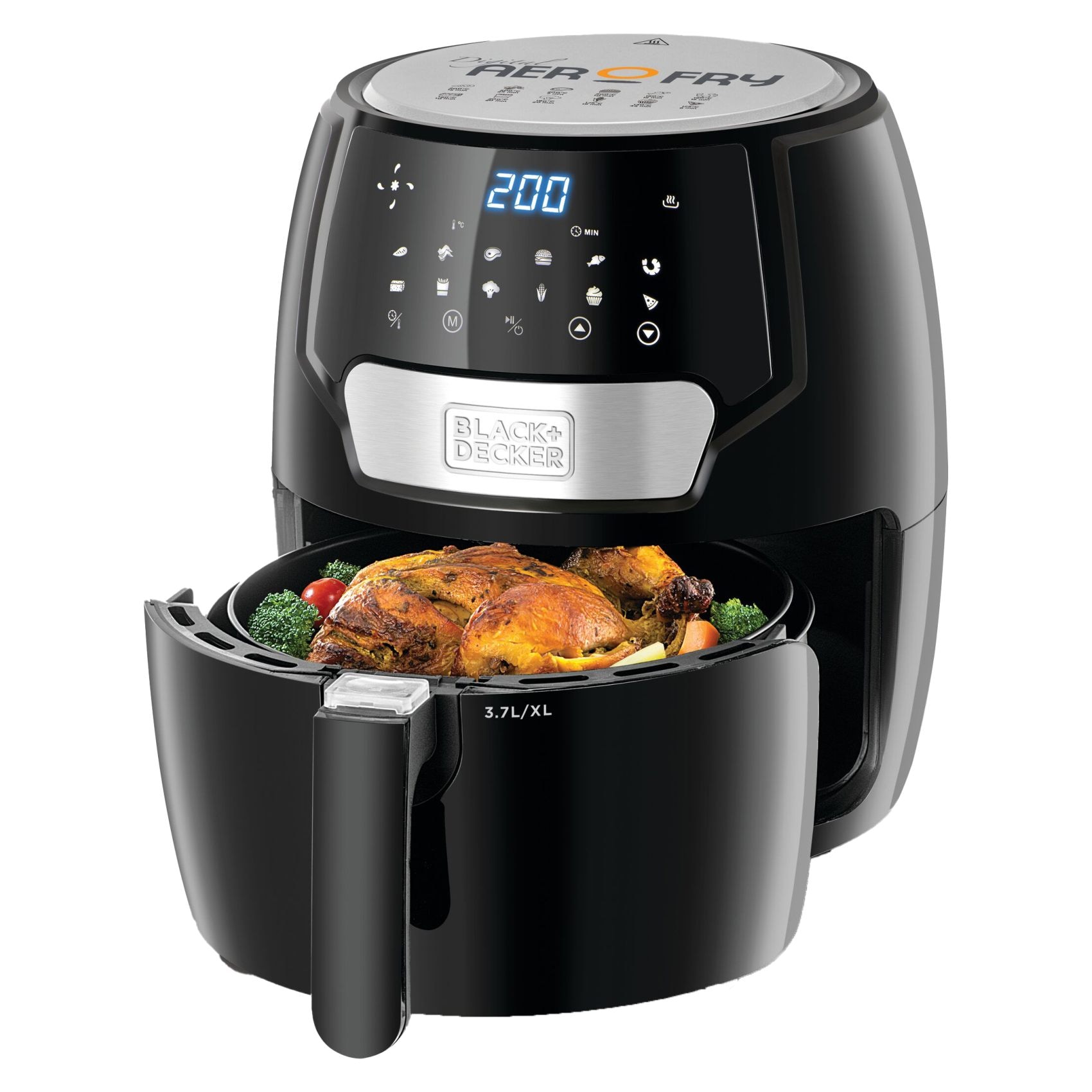 Black Decker Air Fryer 1500W 4L AF4037 B5 Online Carrefour UAE