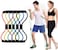 ULTIMAX Figure 8 Resistance Band for Arms, Chest Expander, Yoga Gym Fitness Pulling Rope 8 Word Elastic - Assorted Color