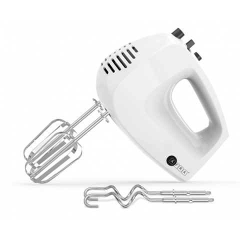 AFRA Japan Hand Mixer, 250W, For Eggs and Dough, Ejector Button with Safety, 5 Speed Settings, Turbo Function, G-MARK, ESMA, ROHS, and CB Certified, 2 years warranty