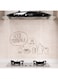 Qiaokai Good Morning Kitchen Wall Sticker Brown 60X90cm
