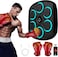 Bluetooth Music Boxing Machine, Electronic Intelligent Wall-Mounted Boxing Target with Gloves, Boxing Training Equipment Wall Punching Bag for Kids &amp; Adults Home,Indoor,Gym Workout Stress Relief
