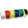 Generic-5 Rolls 1.8 In X 19.7 Yds PVC Marking Tape Safety Warning Tape for School Gym Dance Floor