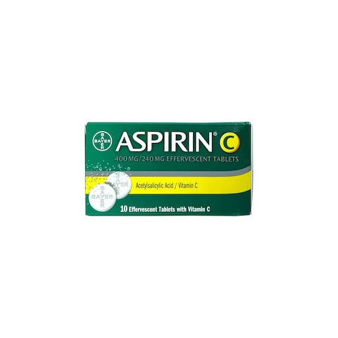 Bayer Aspirin C Effervescent Tab 10&#39;s