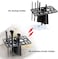 Generic Makeup Brush Tower Tree Air Drying Brush Holder 26 Hole Cosmetic Brush Drying Rack Brush Organizer Stand
