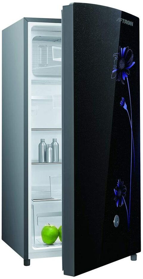 Aftron Single Door Refrigerator 170L AFR228GF Black