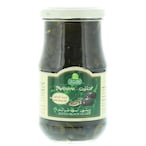 Buy Halwani Bros Mukhtarat Sliced Black Olives With Olive Oil 325 gr in Kuwait