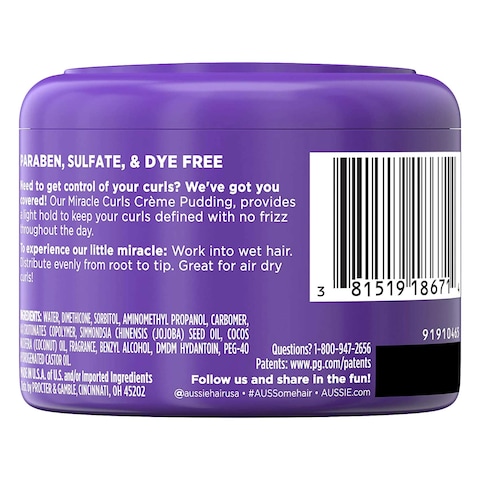 Aussie Miracle Curls Pudding225Ml